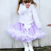 Lavender and White Pettiskirt